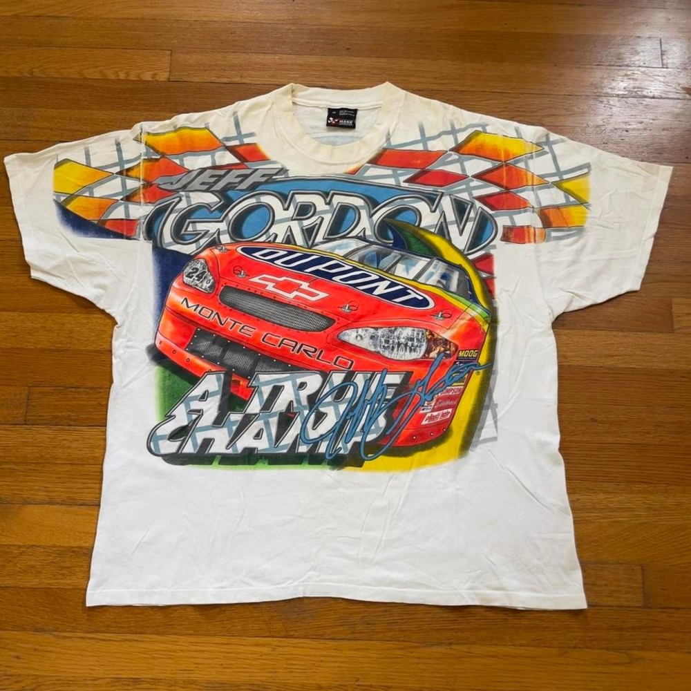 Vintage 2000 Chase Authentics Jeff Gordon #24 AOP all over print NASCAR‎ tshirt